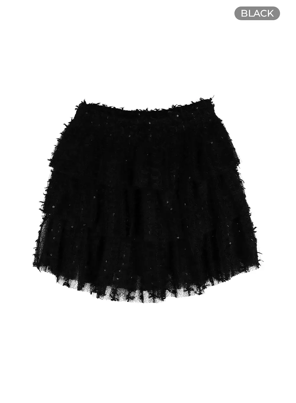 Lace Frill Mini Skirt OF428