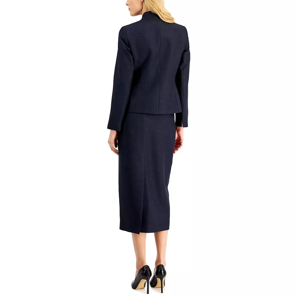 Le Suit Womens Petites Office Wear Business Skirt Suit