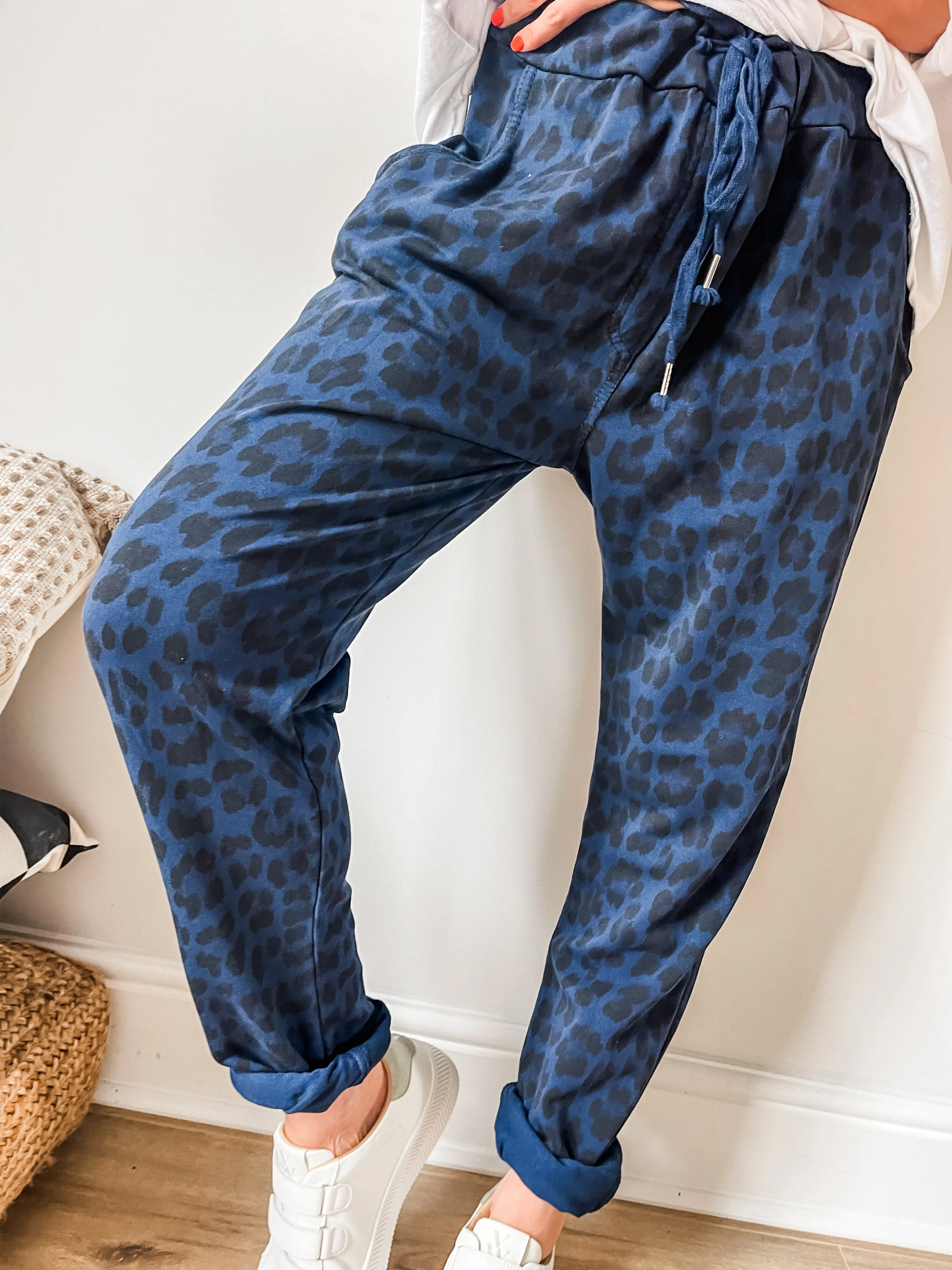 Leopard Joggers & T-Shirt Bundle - Size UK8-UK16