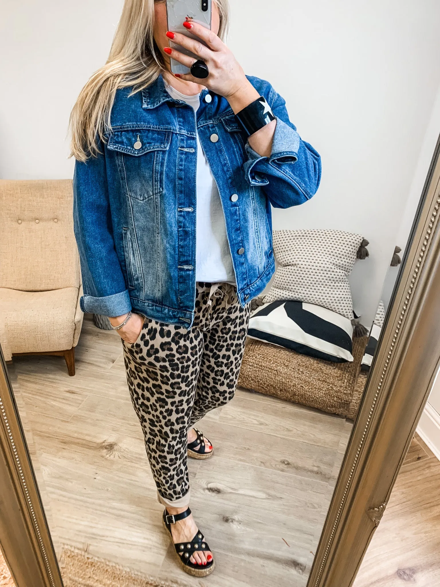 Leopard Joggers & T-Shirt Bundle - Size UK8-UK16