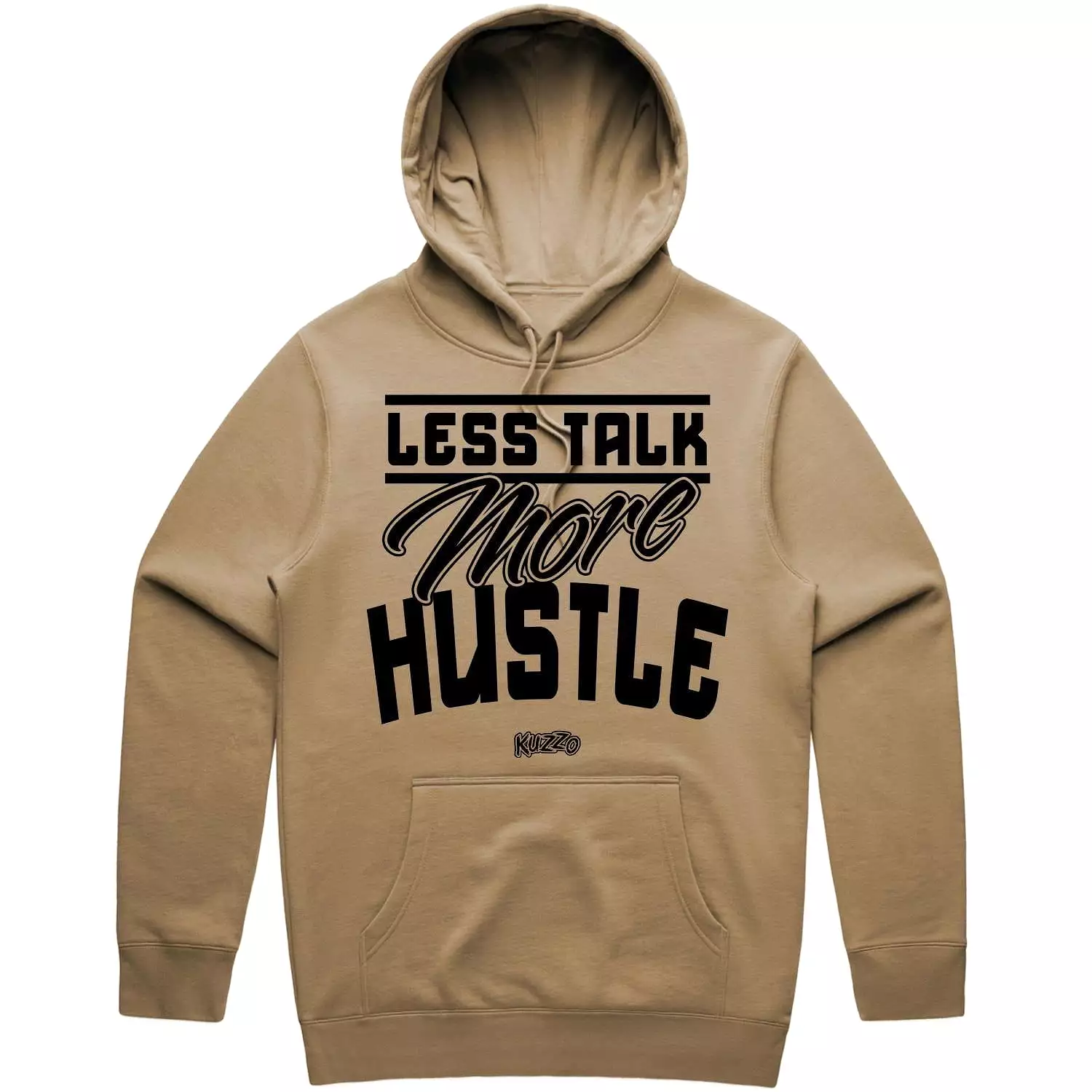 LESS TALK - Brown Kelp Sneaker Hoodie