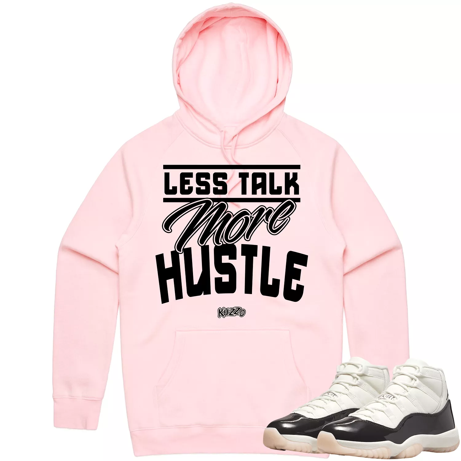 LESS TALK - Pink Sneaker Hoodie