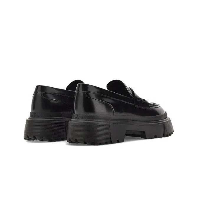 LOAFERS H619 Woman Black 