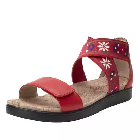 Lucia Red Sandal