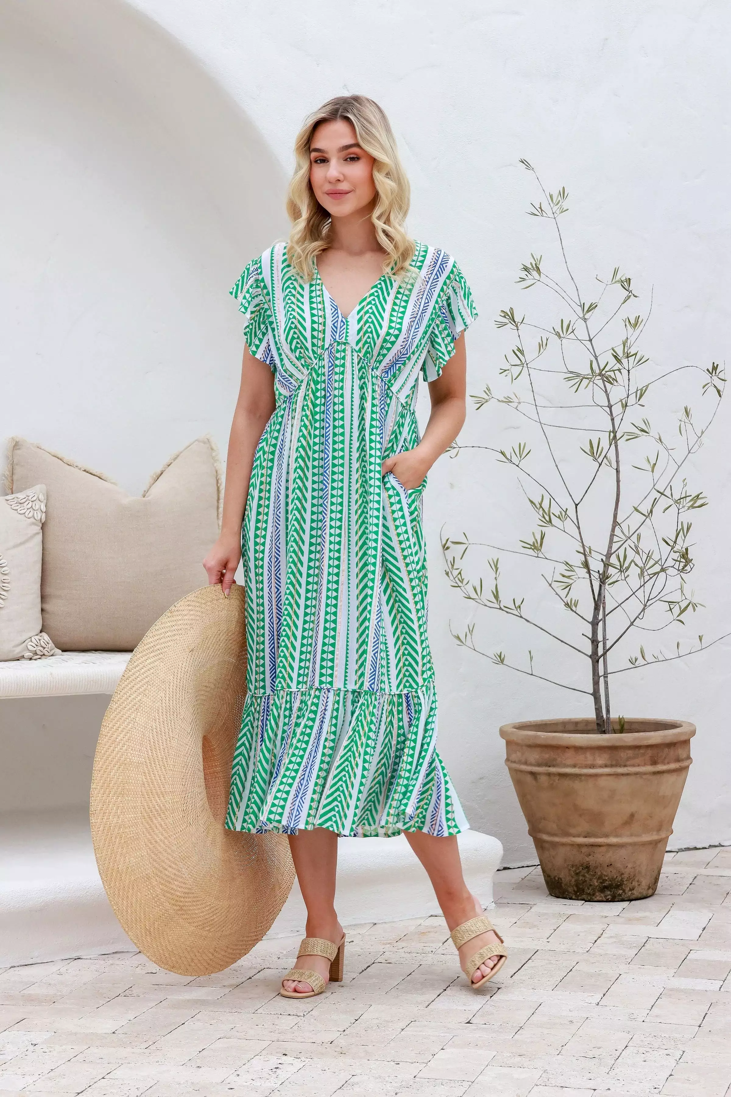 Mahlee Lurex Midi Dress