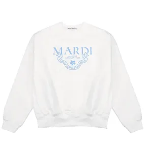 Mardi Mercredi  |Rib Street Style U-Neck Long Sleeves Plain Cotton Oversized