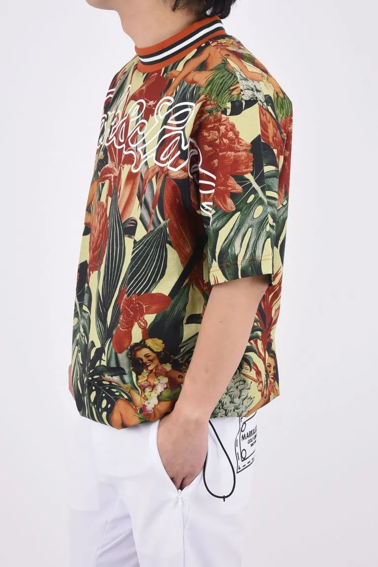 MARK&LONA  |Camouflage Unisex Nylon Street Style Short Sleeves Oversized