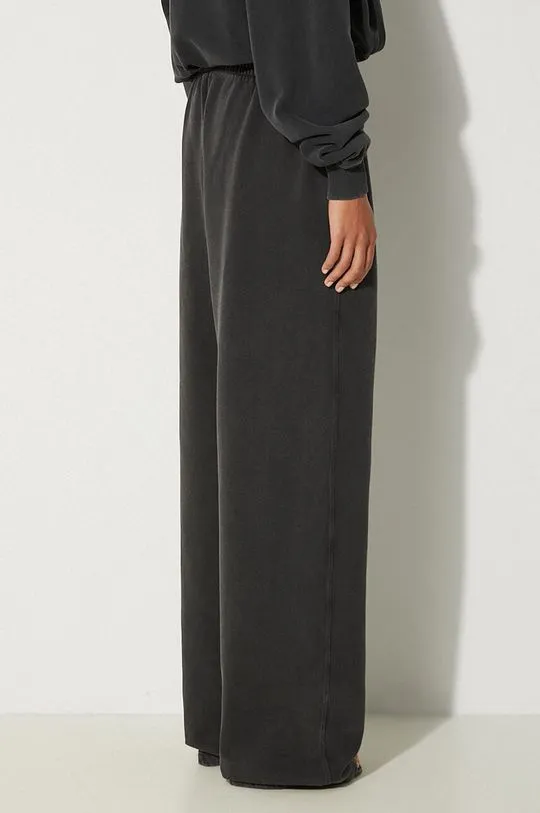 Martine Rose cotton joggers Wide Leg Trackpant black color with a print 606JS01002C