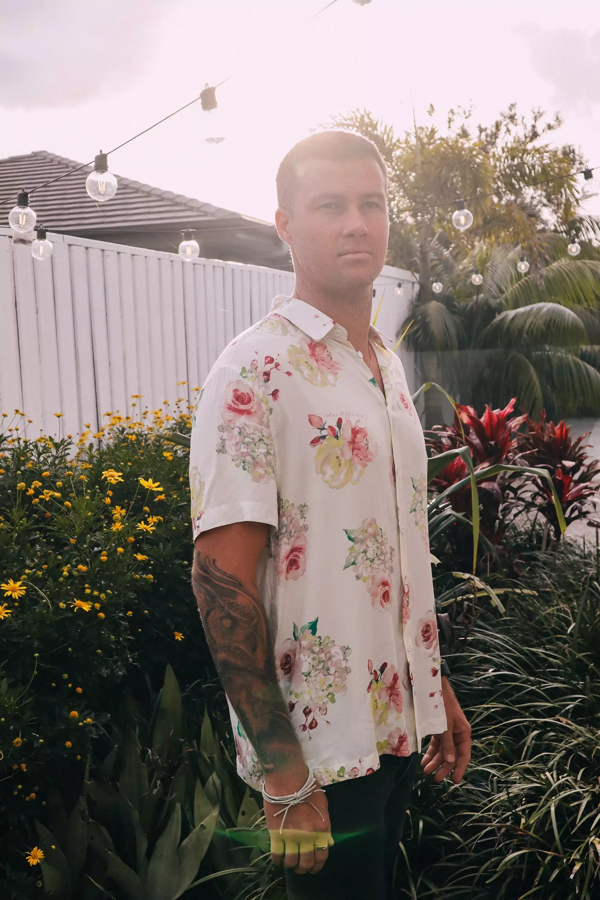 Men's Button Up Shirt - Exclusive Floral Dream