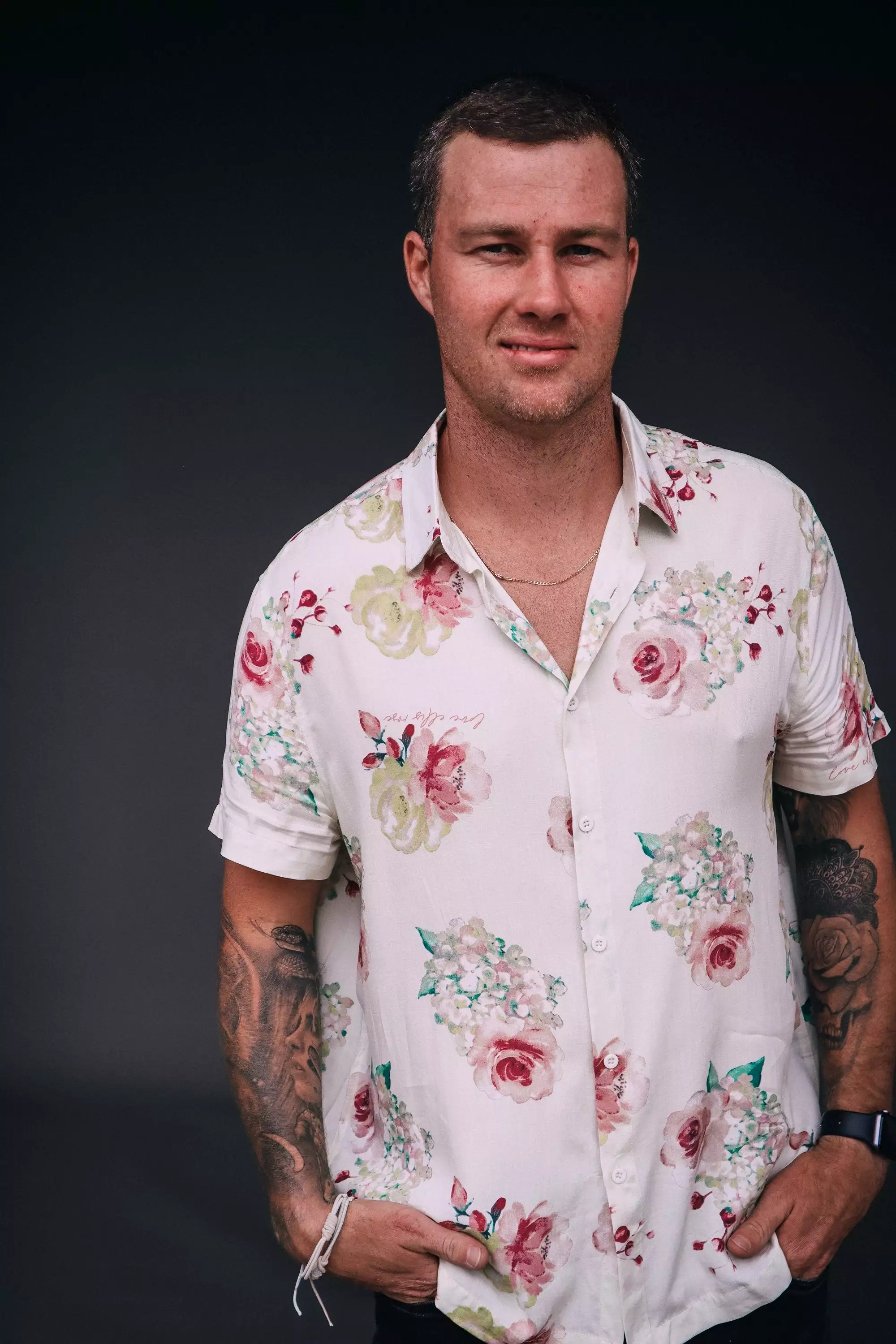 Men's Button Up Shirt - Exclusive Floral Dream