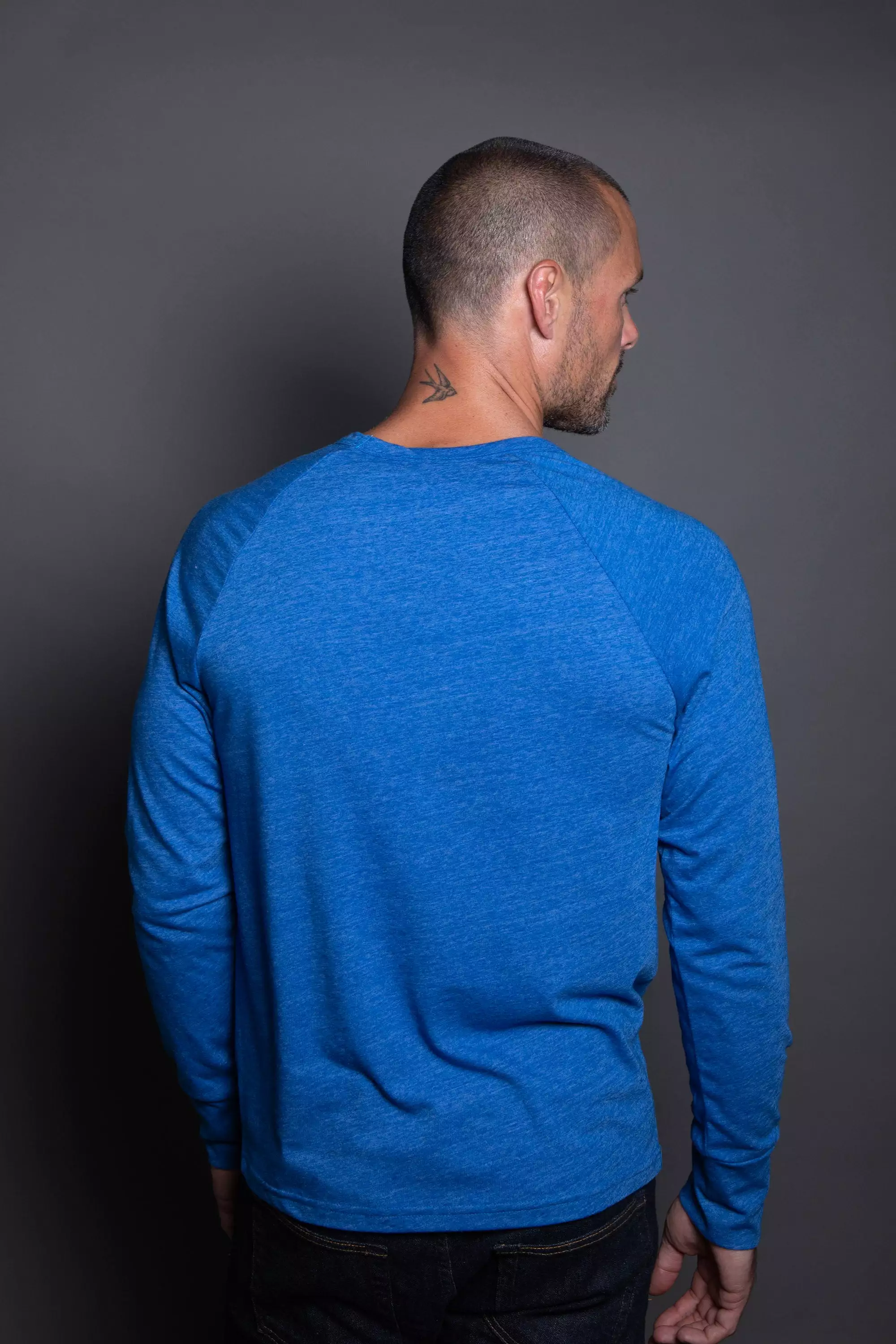 Men's Cameron Tri-Blend Long Sleeve Tee