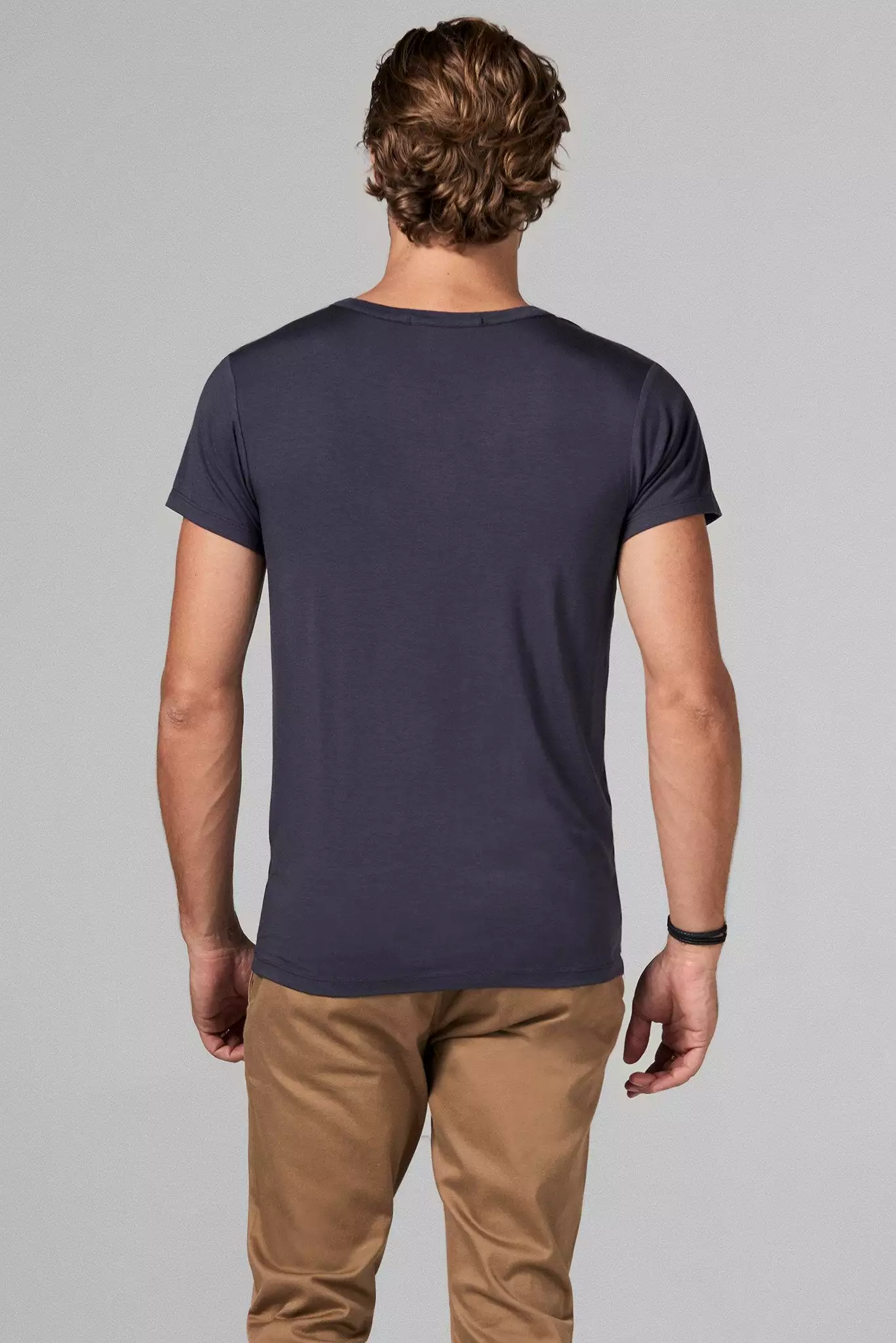 Men's Modal Cross V-Neck Tee