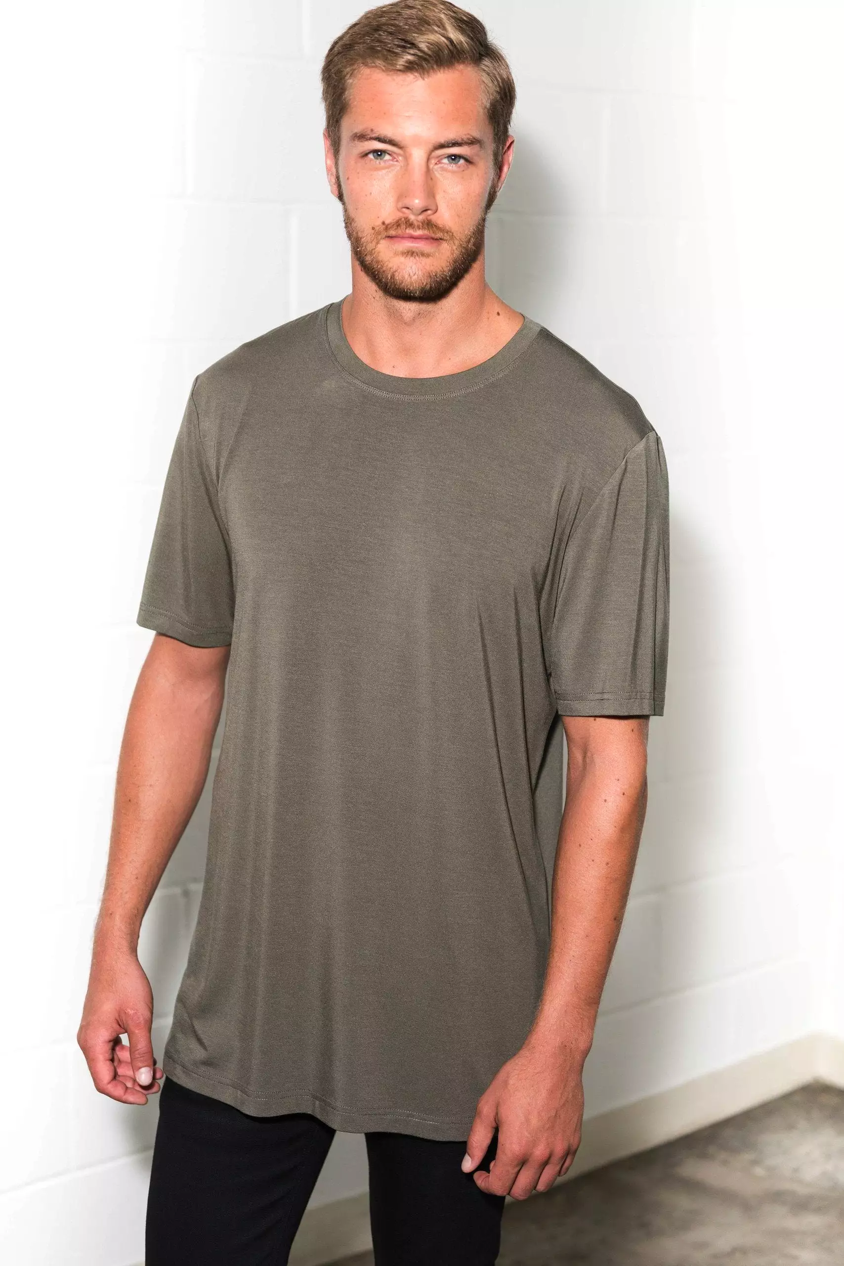 Men's Modal Oversized Crew Tee