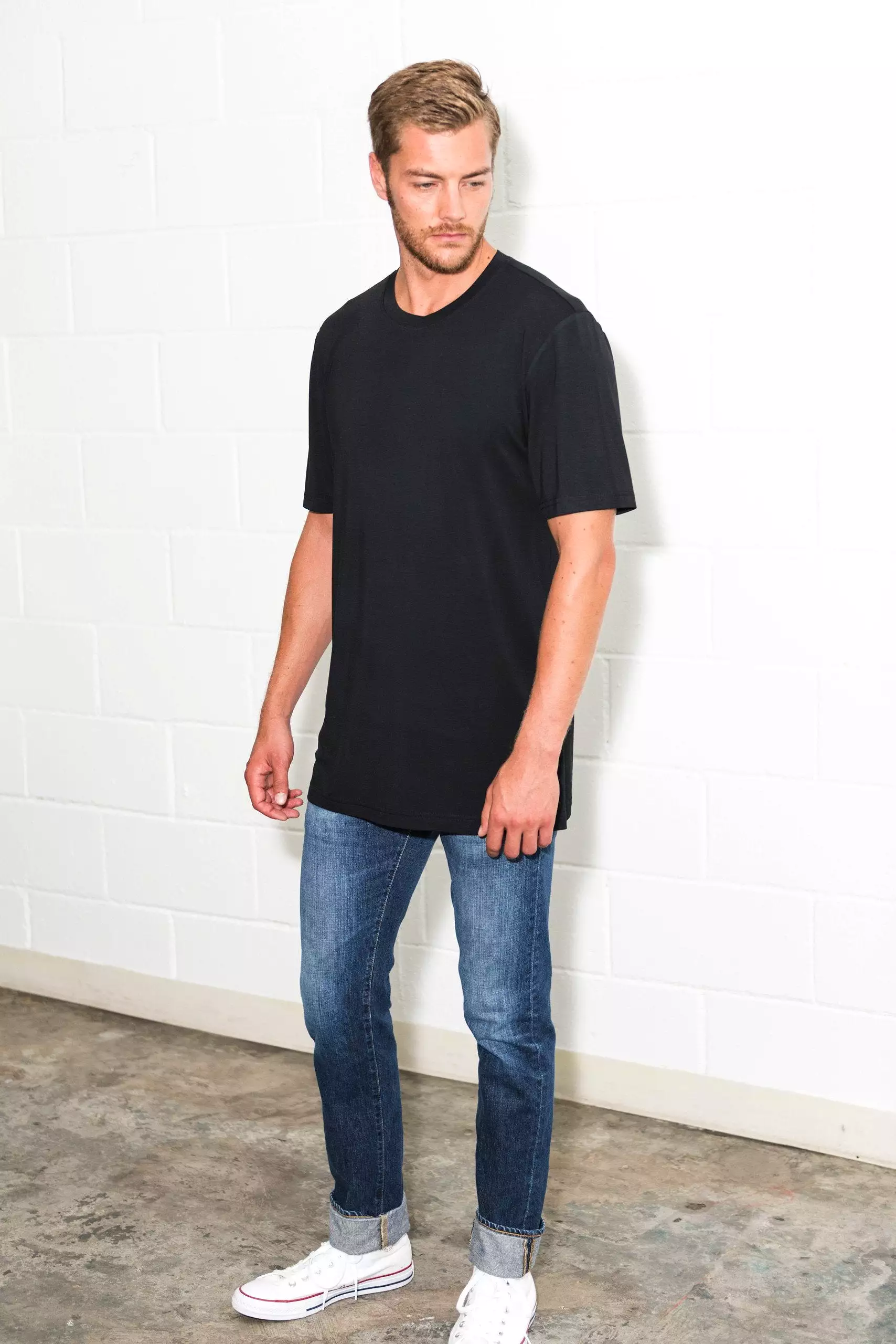 Men's Modal Oversized Crew Tee