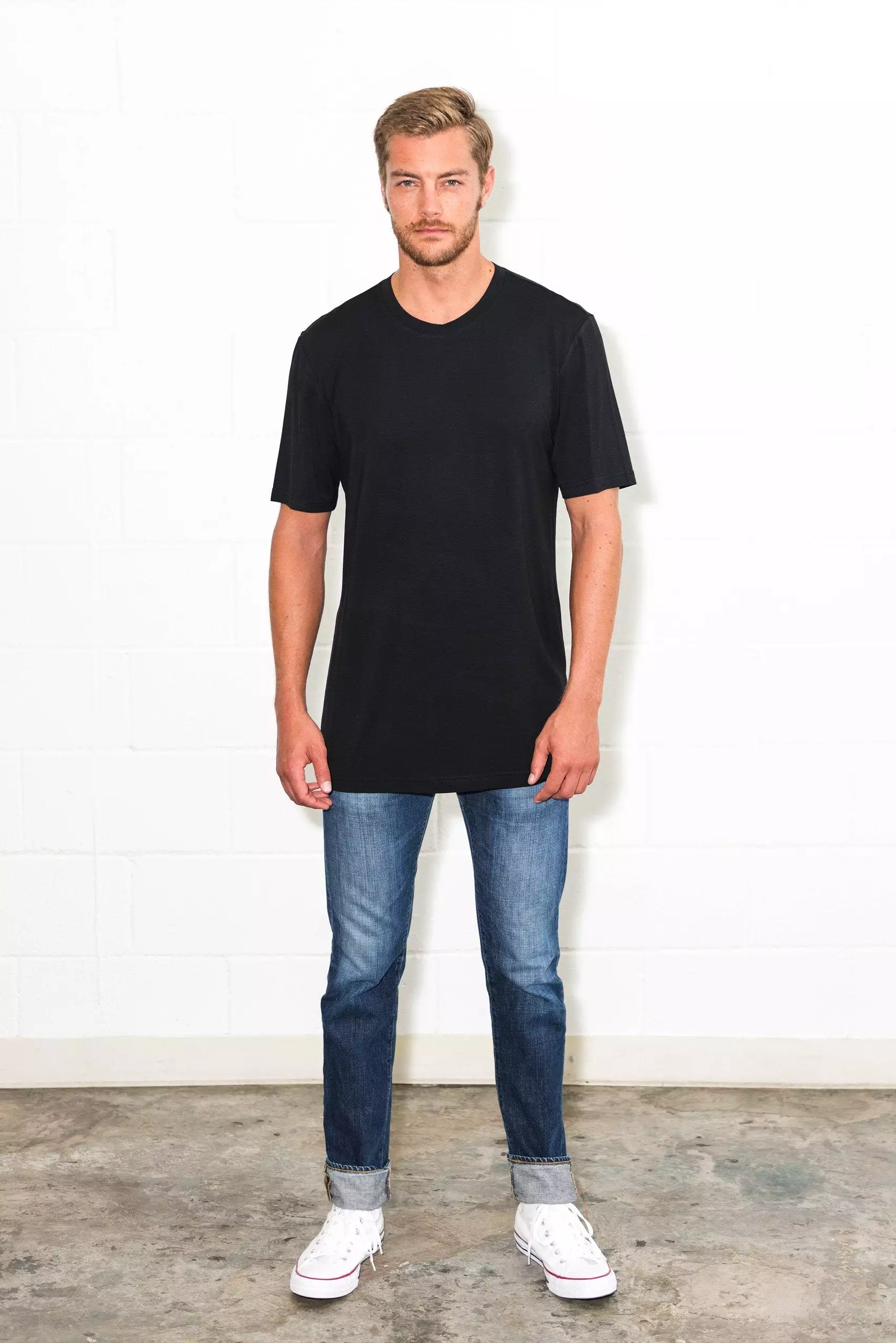 Men's Modal Oversized Crew Tee