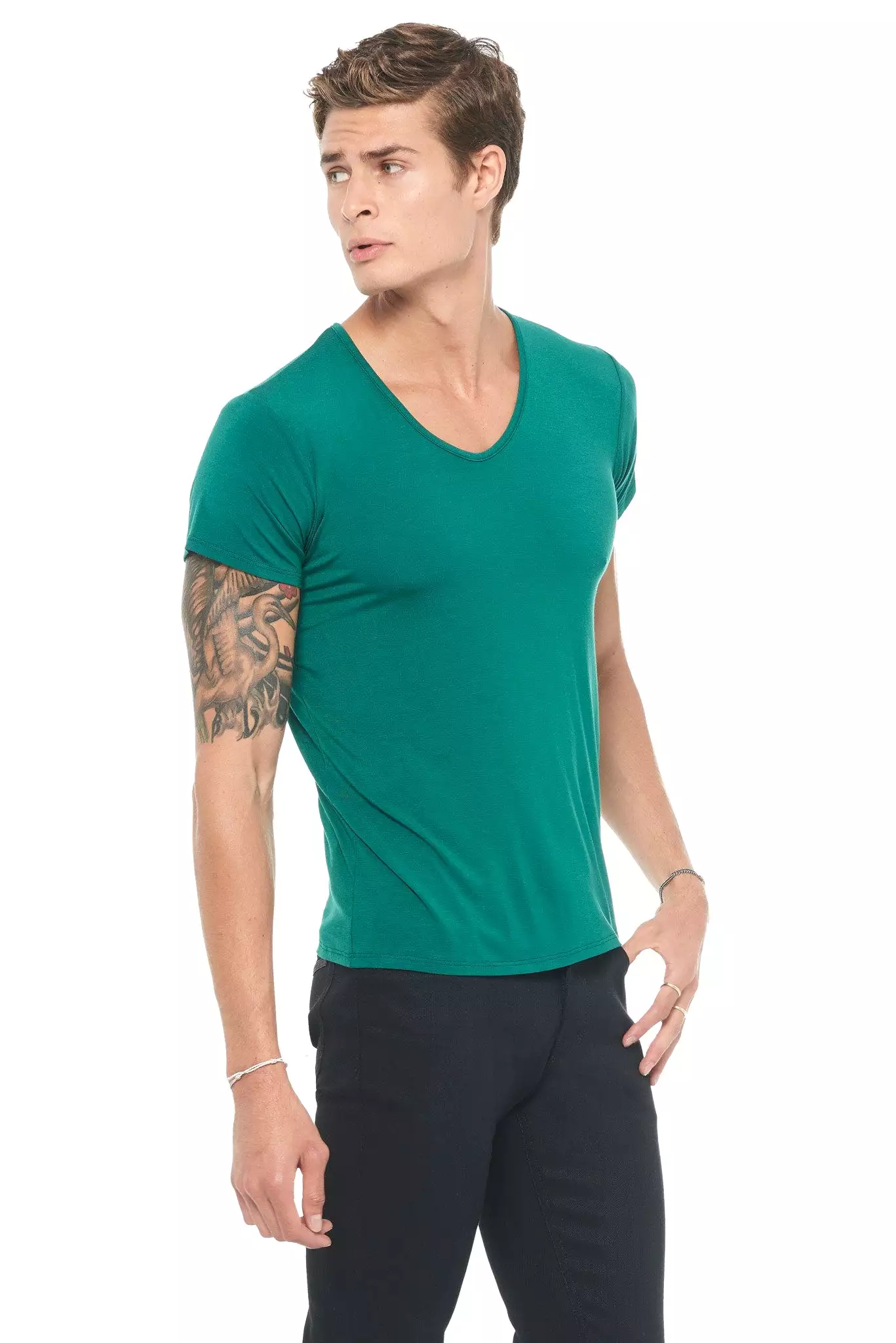 Men's Modal V-Neck Tee