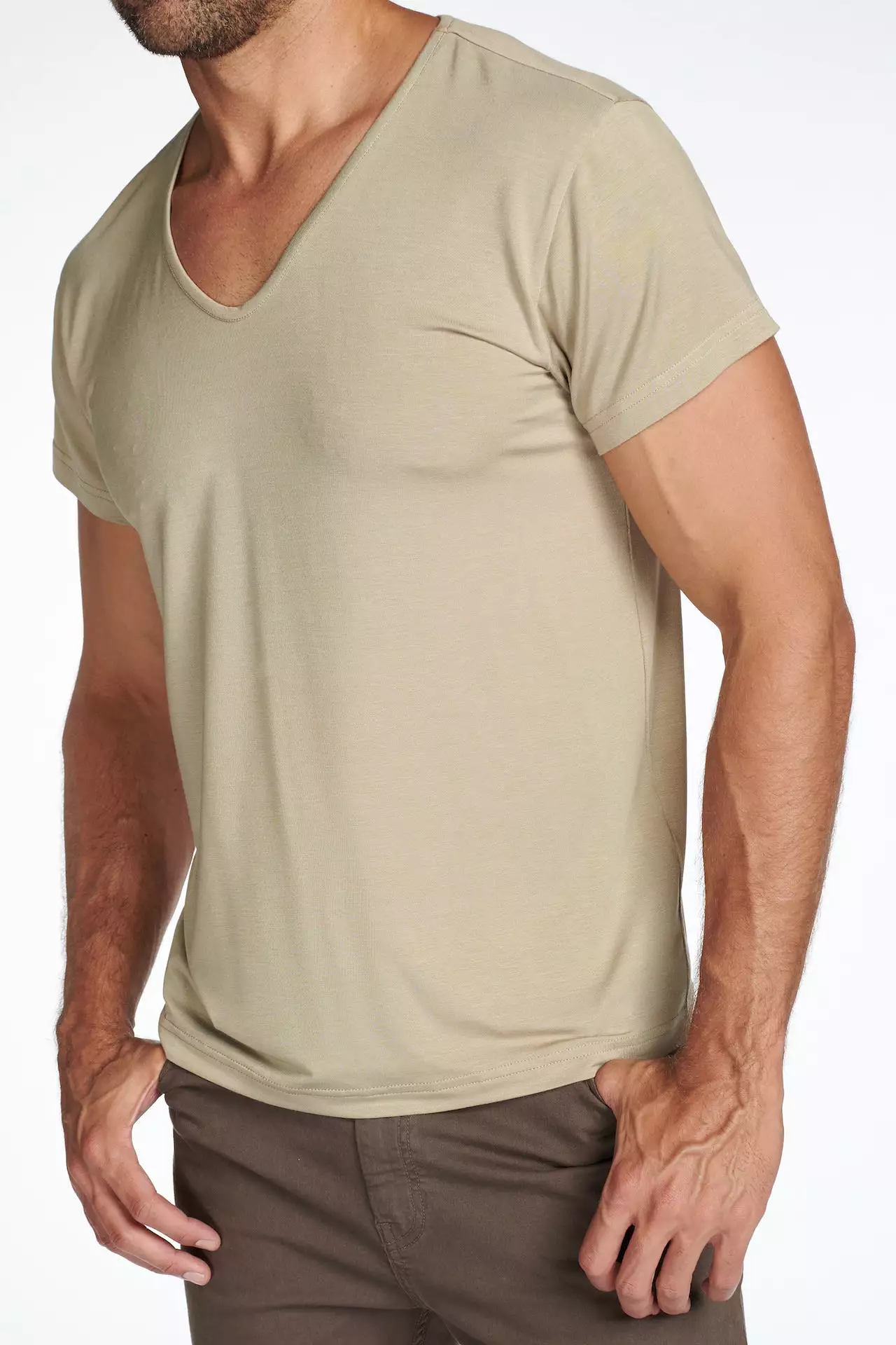 Men's Modal V-Neck Tee