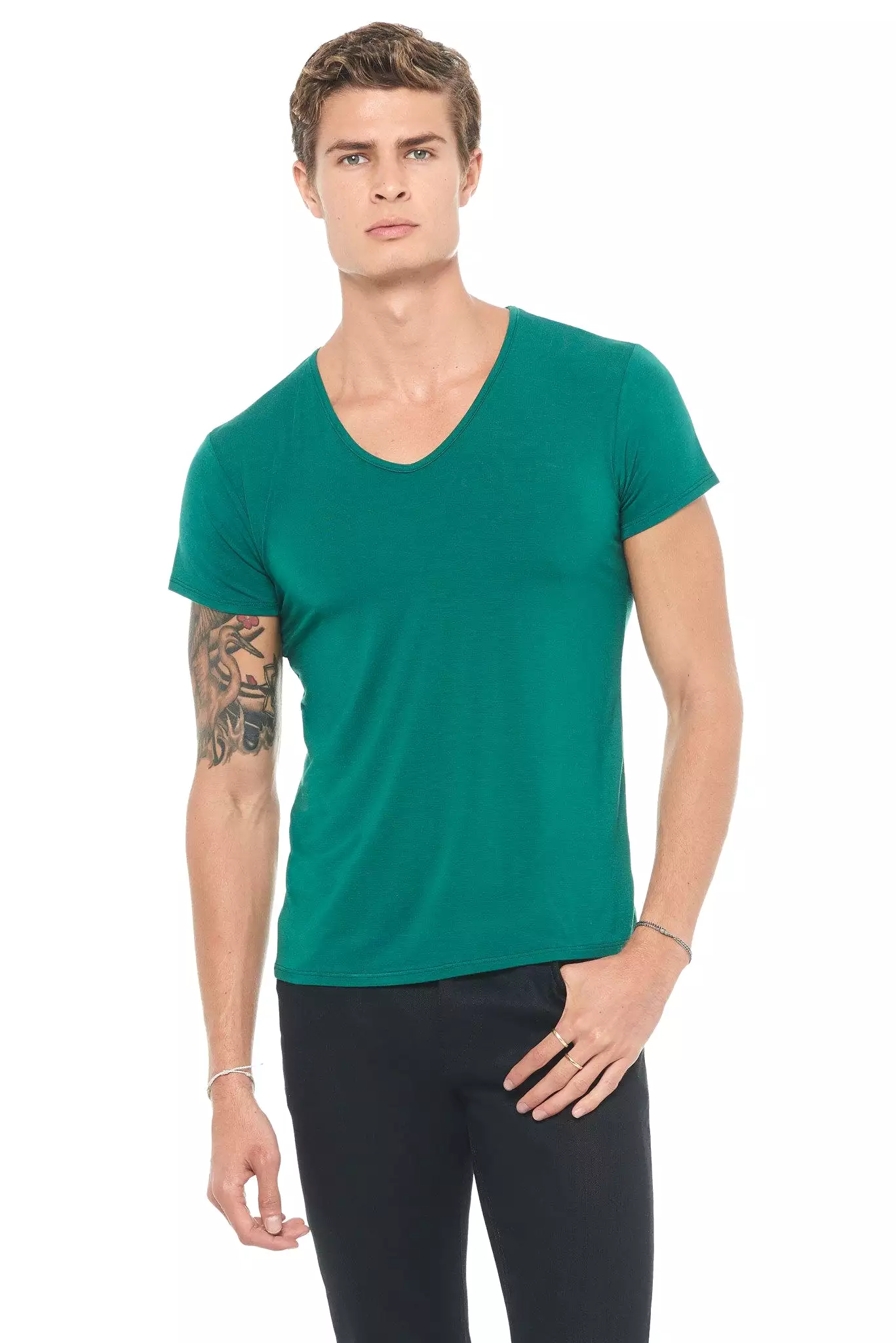 Men's Modal V-Neck Tee