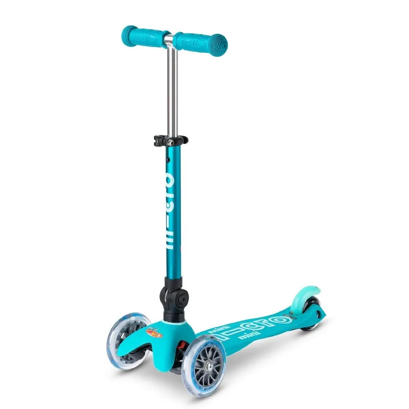 Mini Micro Deluxe Foldable Scooter - Aqua