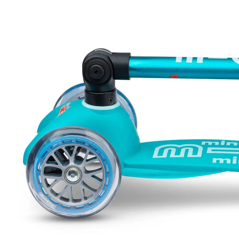 Mini Micro Deluxe Foldable Scooter - Aqua