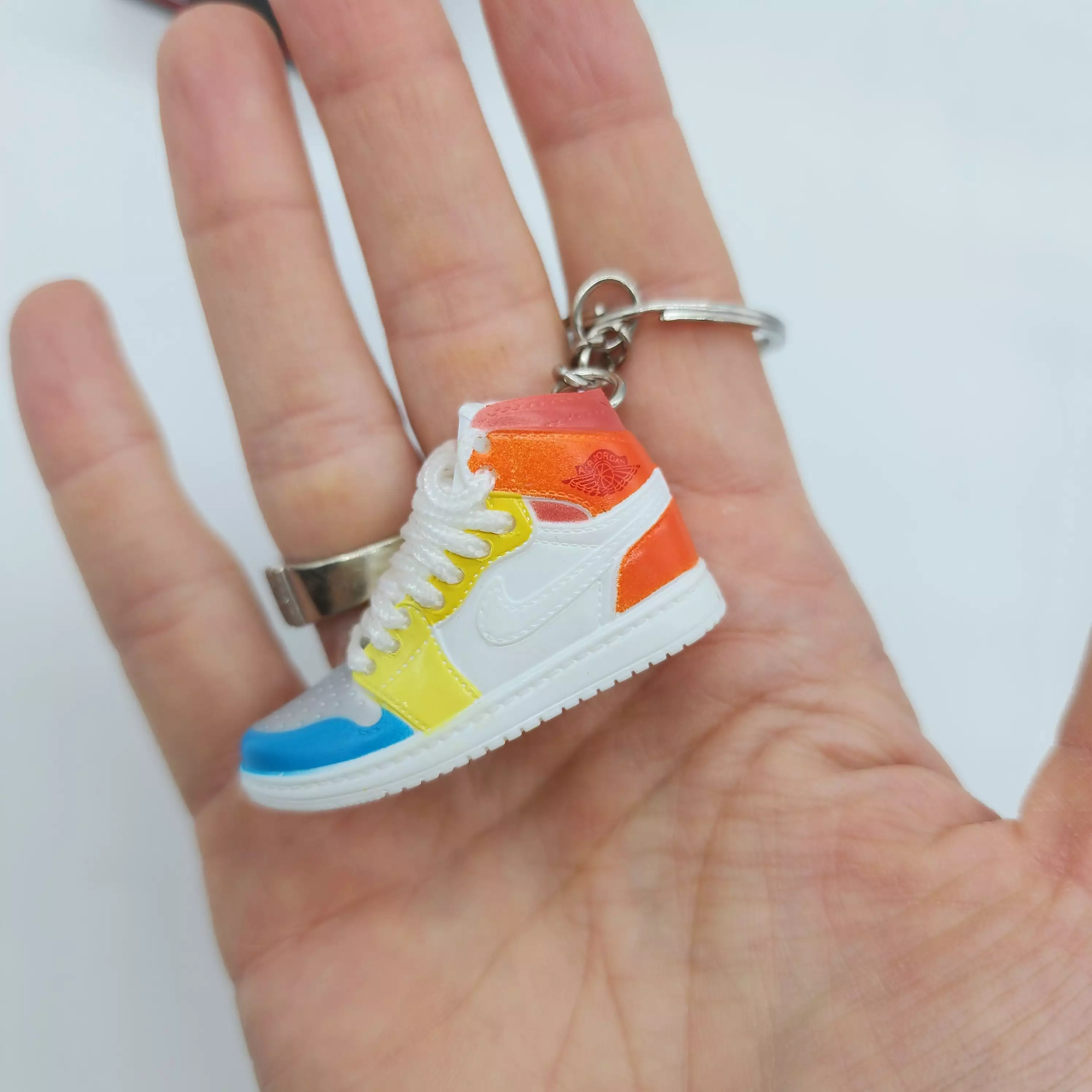 Mini Sneaker Keyring- AJ1 (Multi)