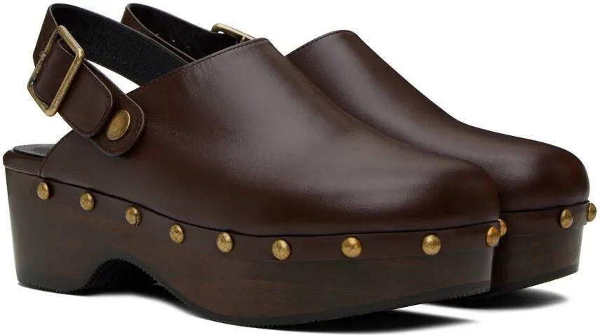 NEUTE Brown Valentina Clogs