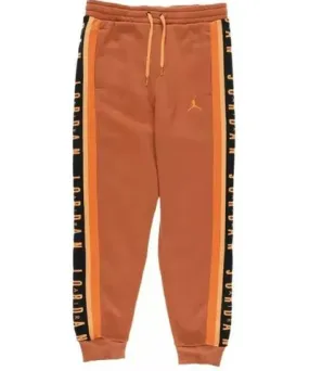 Nike Air Jordan Taped Fleece Sweatpants Orange BQ5664-854 Men's