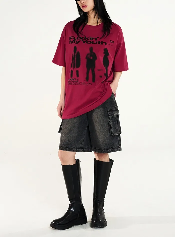 Odd Studio  |Unisex U-Neck Cotton Oversized T-Shirts