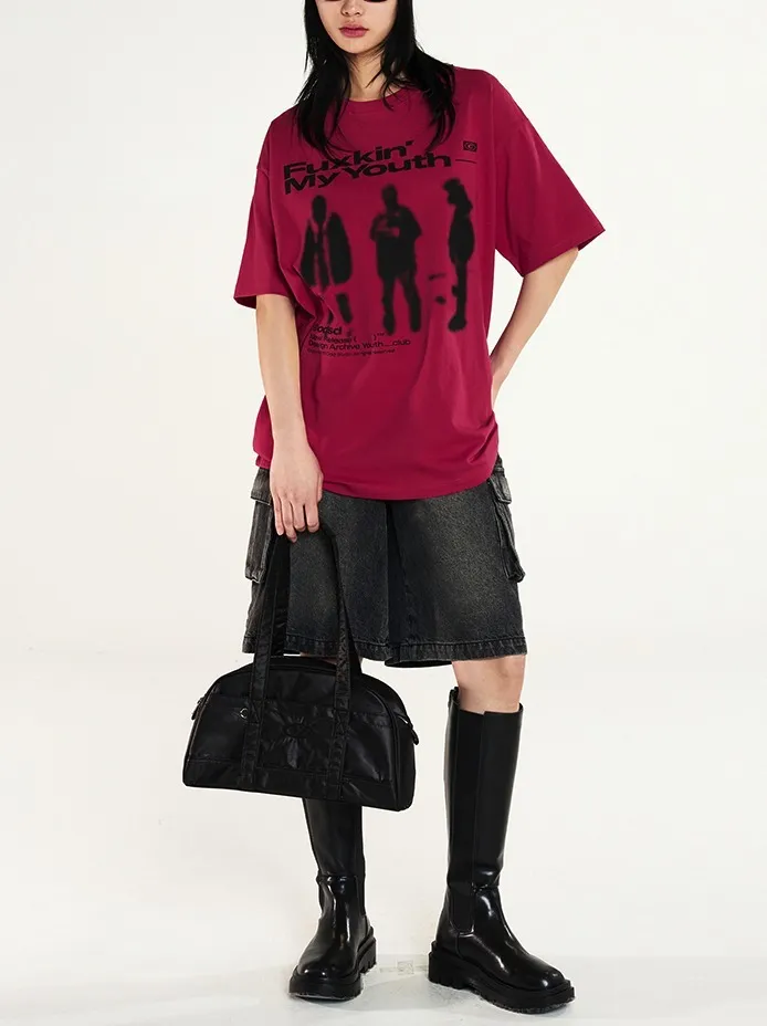 Odd Studio  |Unisex U-Neck Cotton Oversized T-Shirts