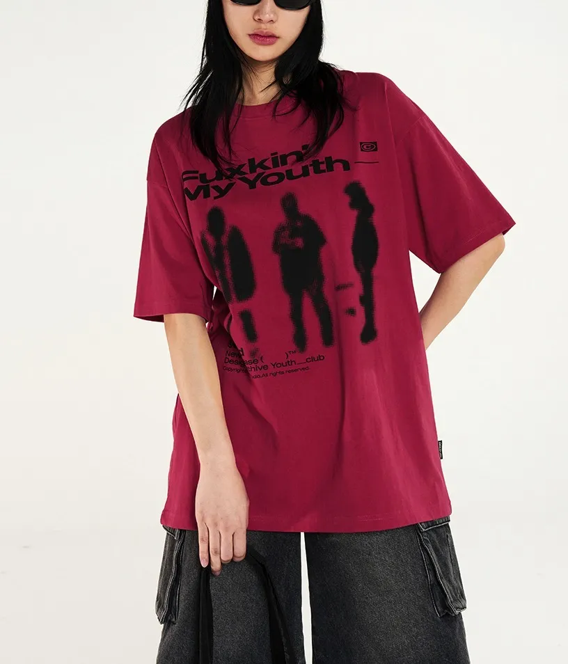 Odd Studio  |Unisex U-Neck Cotton Oversized T-Shirts