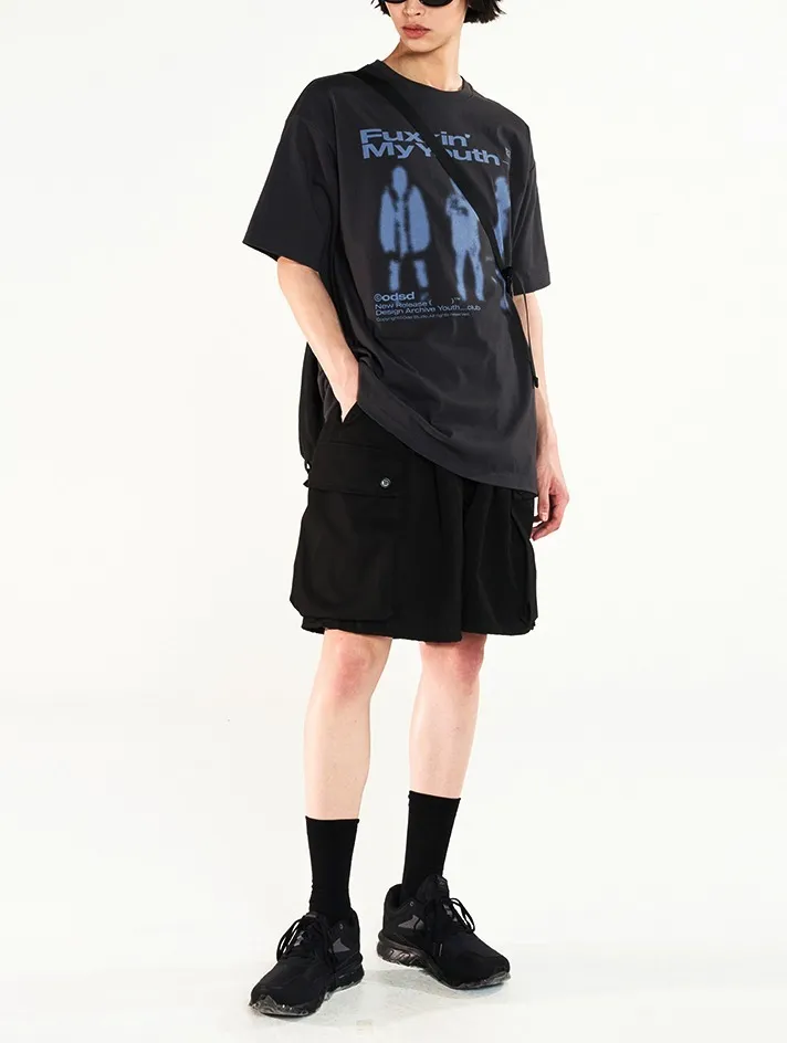 Odd Studio  |Unisex U-Neck Cotton Oversized T-Shirts