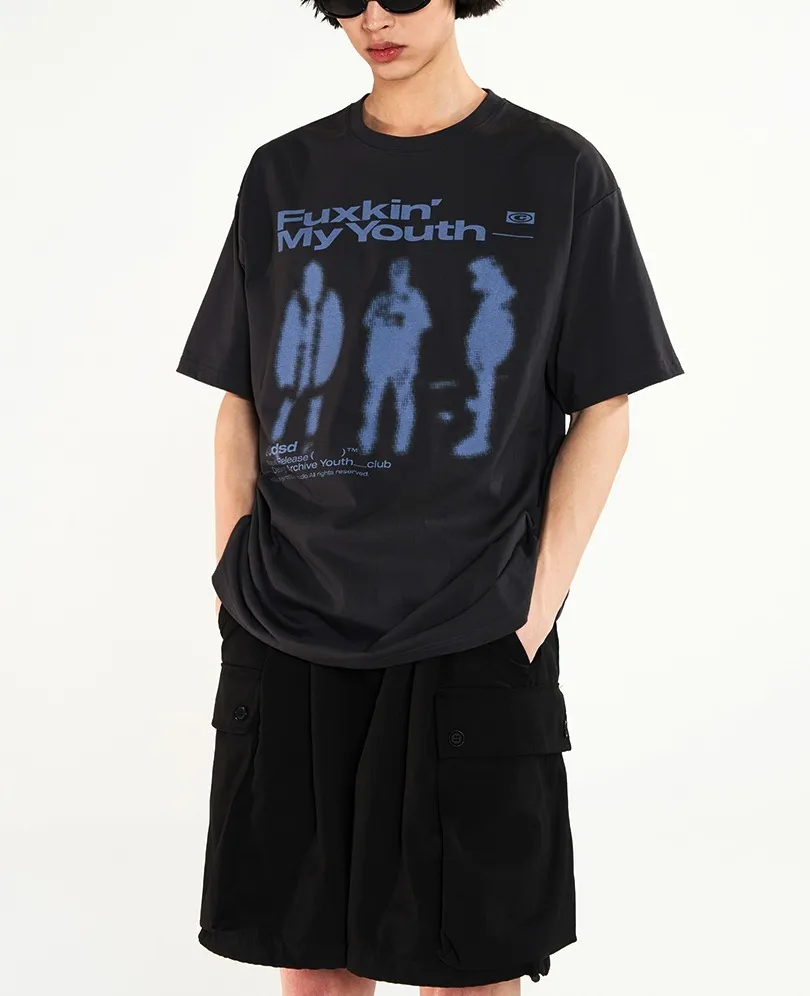 Odd Studio  |Unisex U-Neck Cotton Oversized T-Shirts