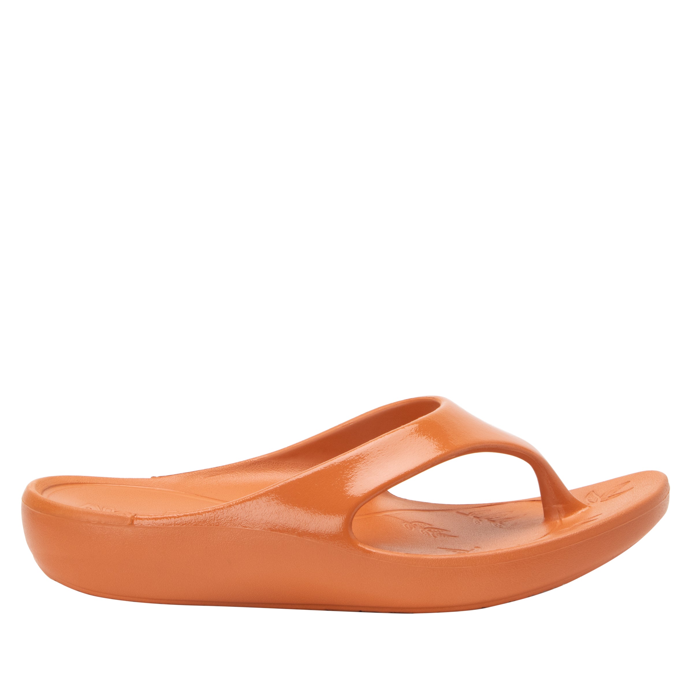 Ode Tangerine Gloss Sandal