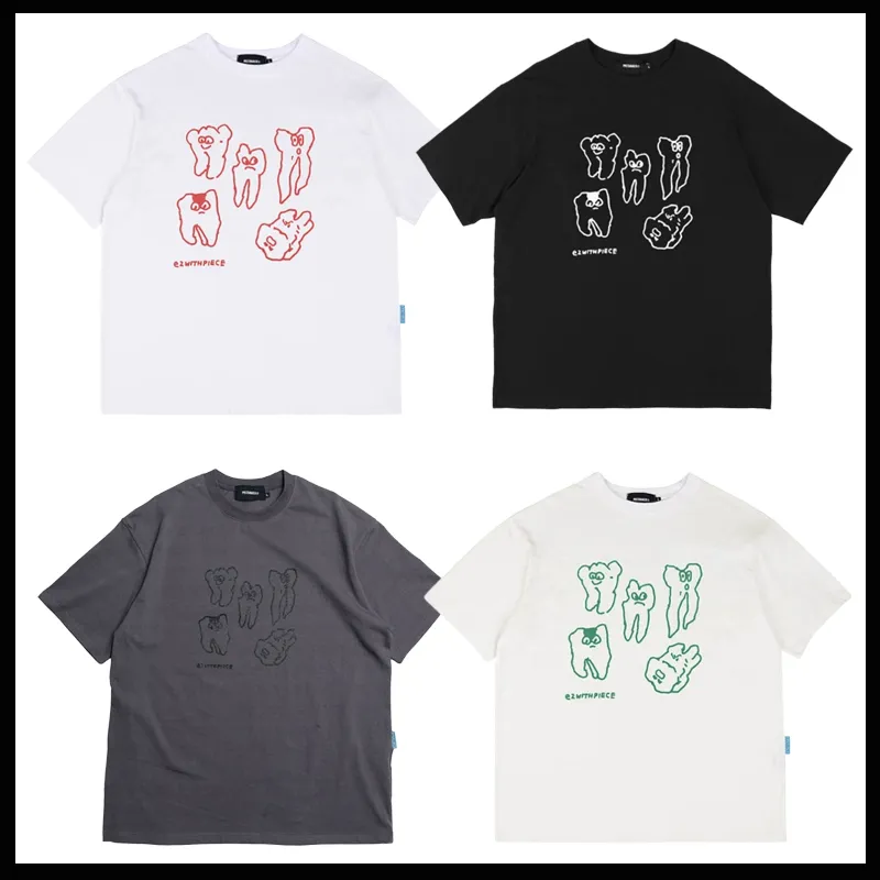 PIECEMAKER  |Unisex Street Style Oversized Logo T-Shirts