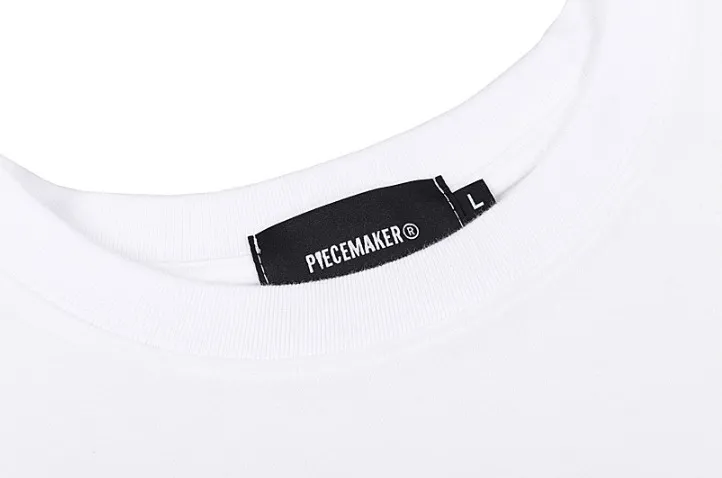 PIECEMAKER  |Unisex Street Style Oversized Logo T-Shirts