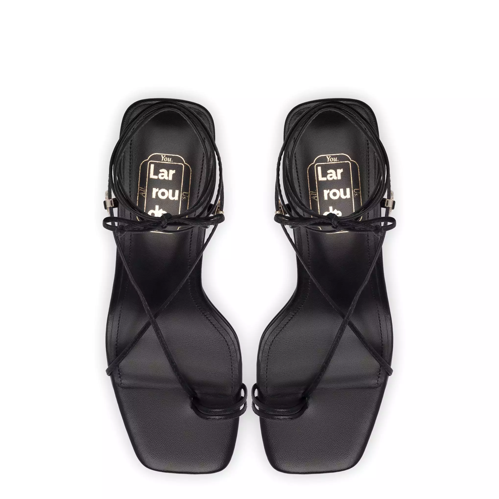 Portofino Sandal In Black Leather