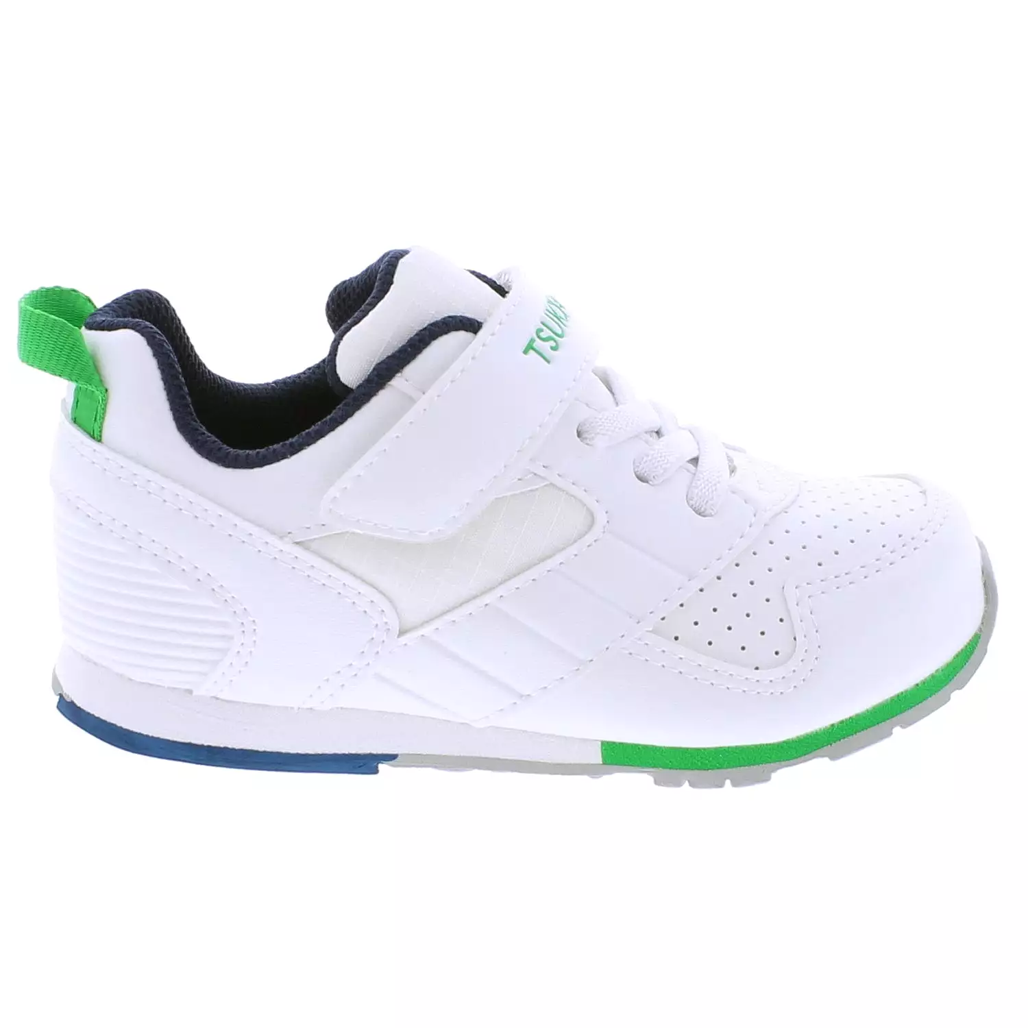 Racer Kid's Athletic Sneaker - White/Green