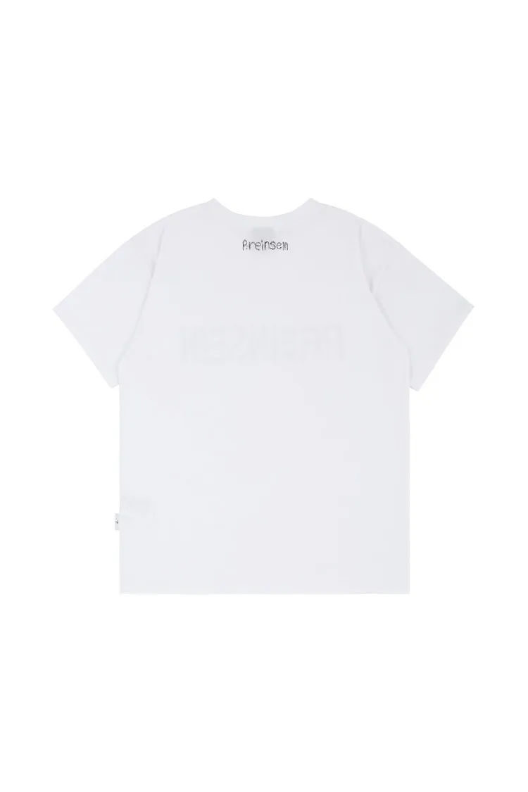 ReinSein  |Crew Neck Unisex Short Sleeves Oversized Logo