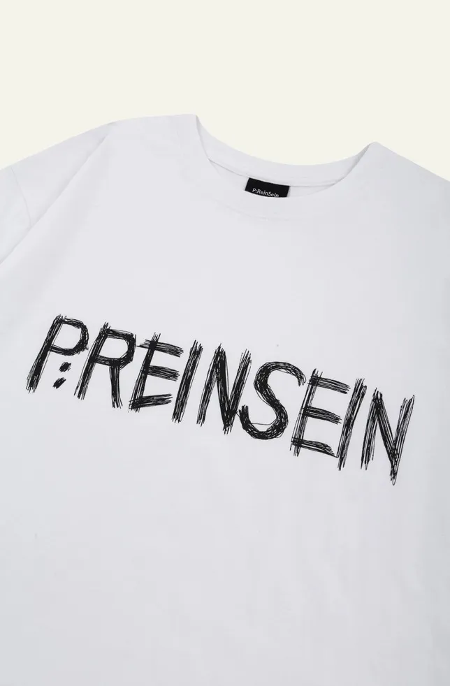 ReinSein  |Crew Neck Unisex Short Sleeves Oversized Logo