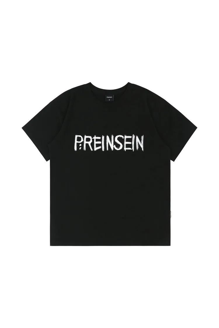 ReinSein  |Crew Neck Unisex Short Sleeves Oversized Logo