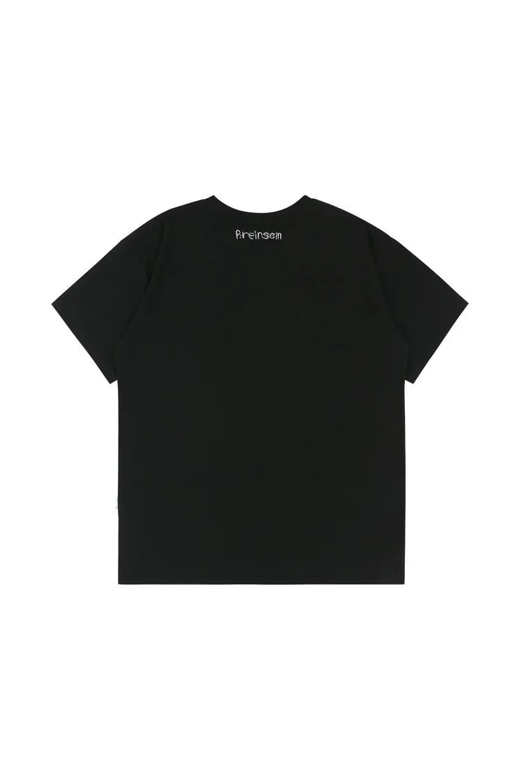 ReinSein  |Crew Neck Unisex Short Sleeves Oversized Logo