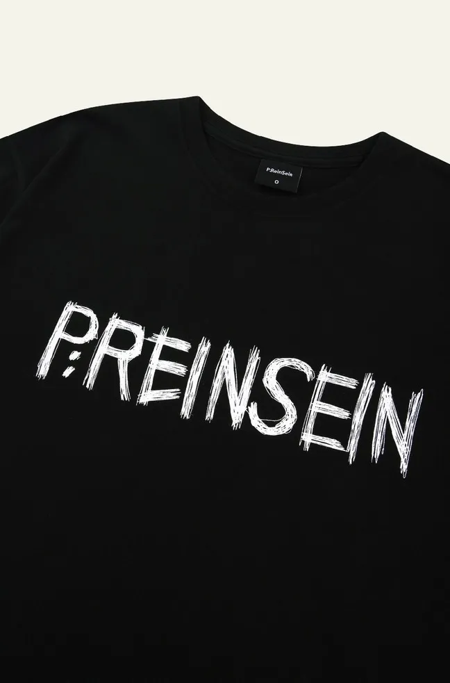 ReinSein  |Crew Neck Unisex Short Sleeves Oversized Logo