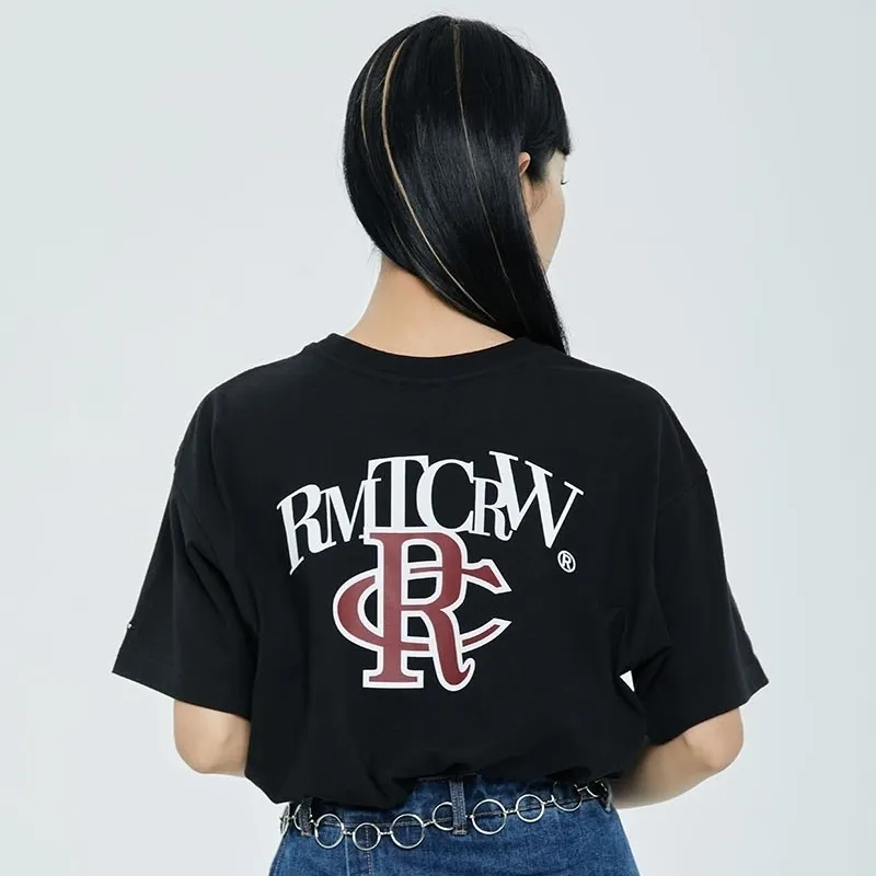 ROMANTIC CROWN  |Unisex Street Style Cotton Short Sleeves Oversized T-Shirts