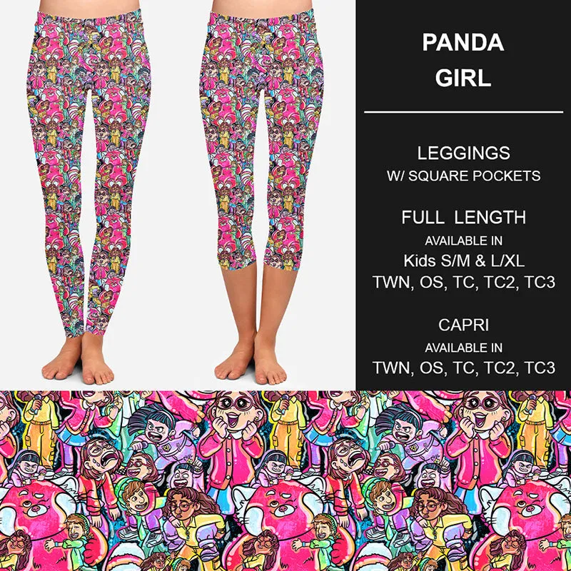 RTS - Panda Fun Leggings w/ Pockets