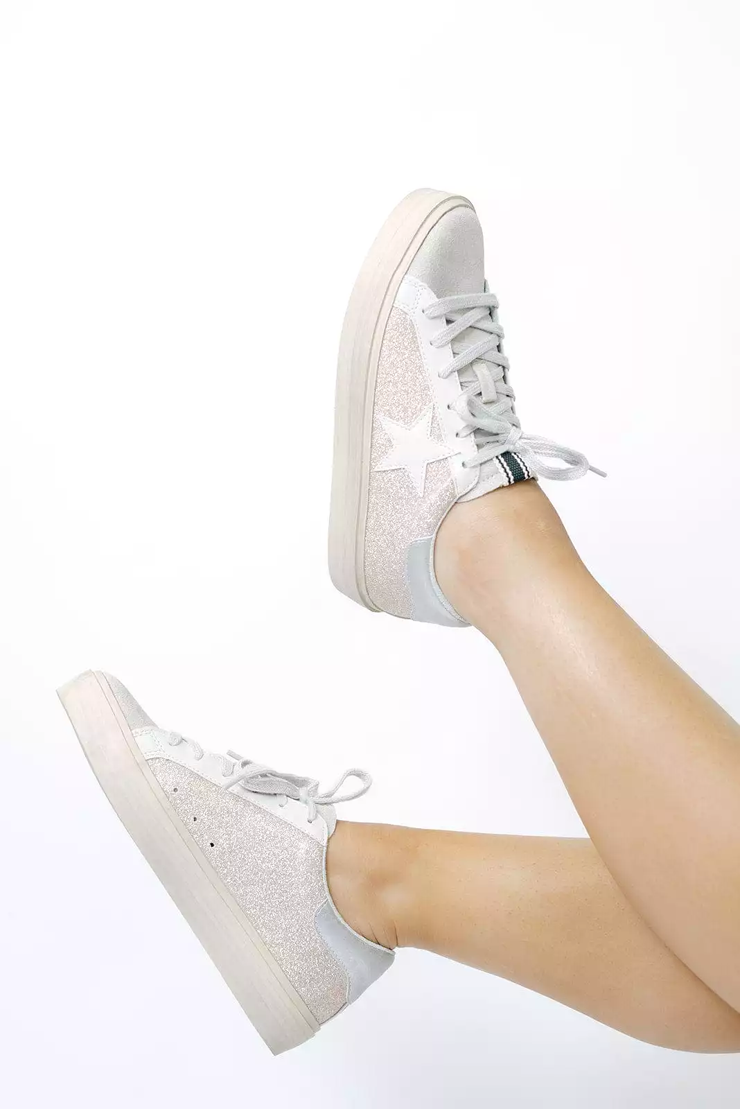 Shu Shop Champagne Reba Sneakers