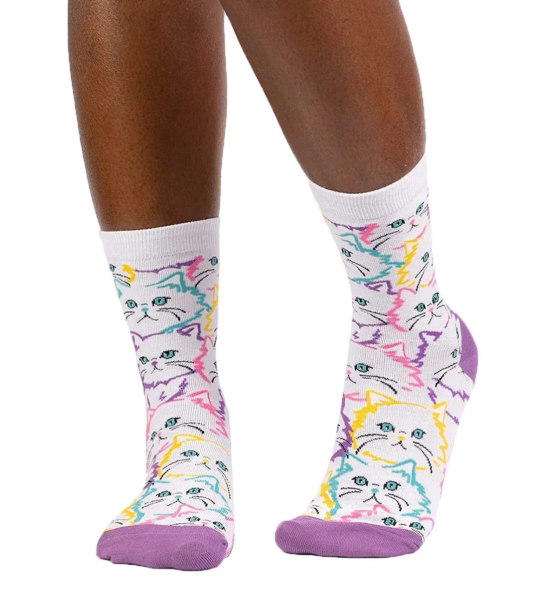 SOCK it to me Women's Crew Socks (Prints) - Fur Real