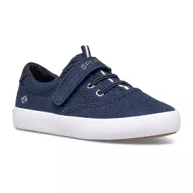 Spinnaker Little Kid's Washable Sneaker - Navy Canvas