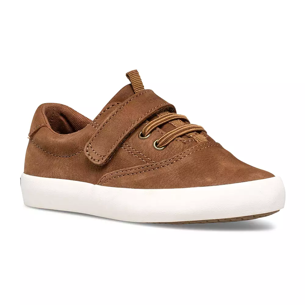 Spinnaker Little Kid's Washable Sneaker - Tan Leather