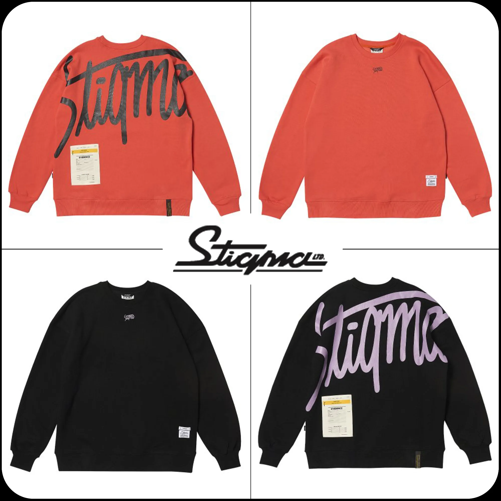 STIGMA  |[ STIGMA ]★TITLE OVERSIZED CREWNECK