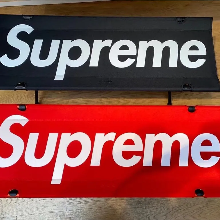 Supreme X Helinox Foldable Bench Red